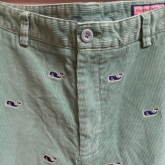 Men’s Vineyard Vines Whale Embroidered Corduroy Club Pants, Size 36 x 30 - Picture 8 of 14